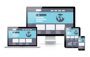 Modern flat & responsive vector illustration of computer coding